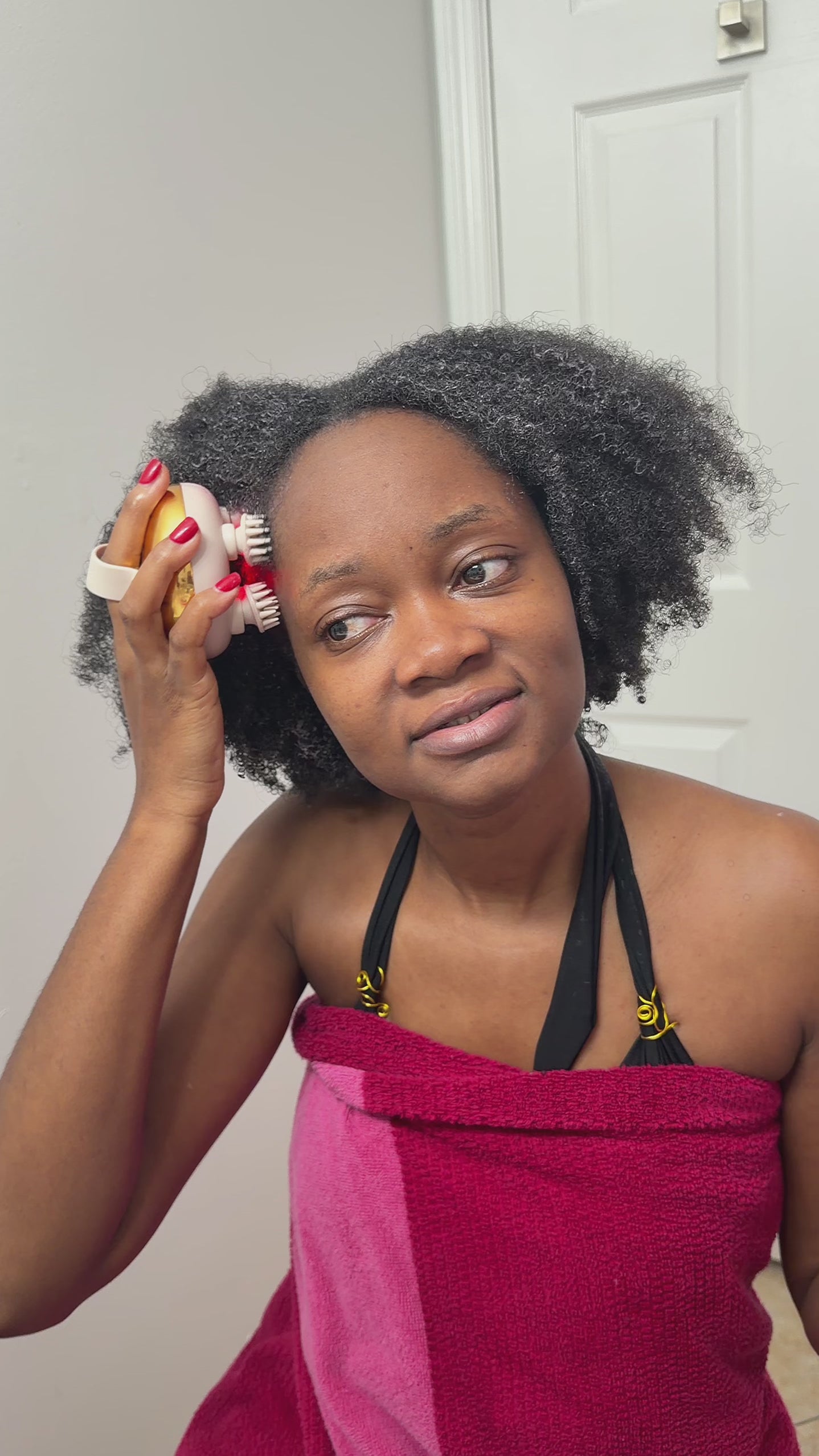 Red Light Scalp Massager & Therapy Tool