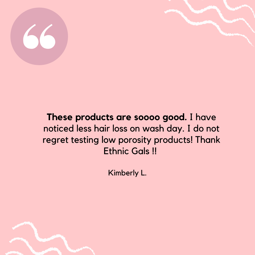 Pink DEEP GROWTH low porosity hair bundle Ethnic Gals