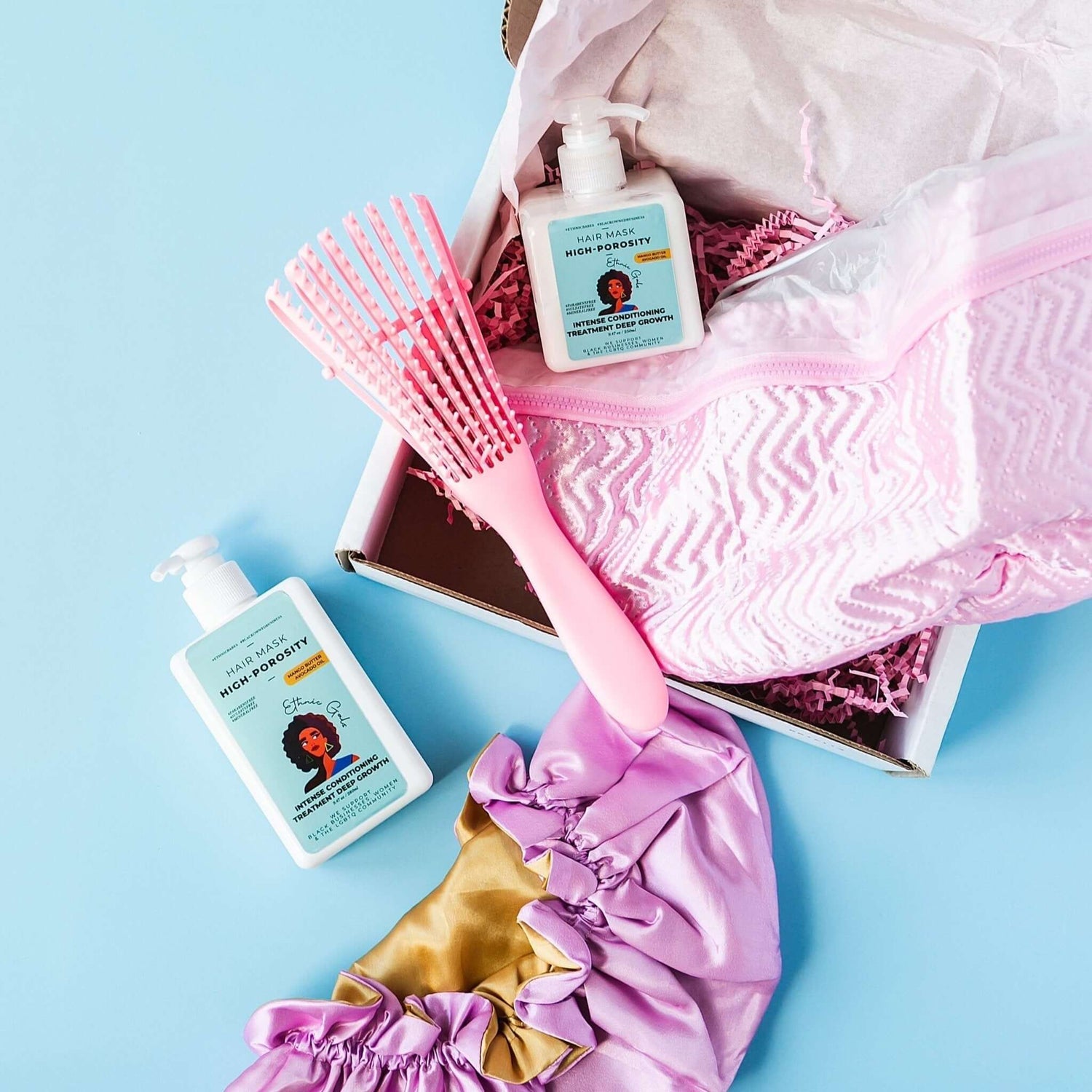 Light Gray BEAUTY BOX high porosity bundle Ethnic Gals