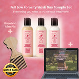 Pale Violet Red Curls Reborn Hair Growth Guide Ebook - Low Porosity (15 pages of 60 pages) Ethnic Gals