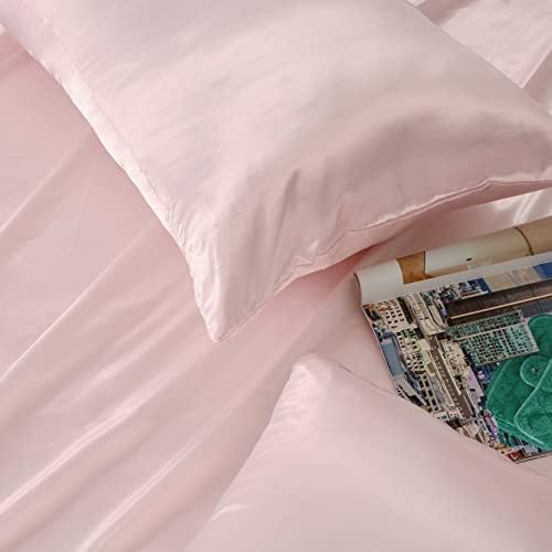 Gray PERFECT SLEEP pink satin pillowcase Ethnic Gals